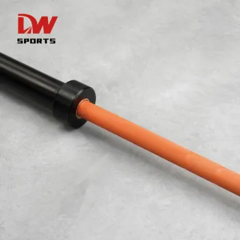 DW SPORTS Cerakote Olympic Barbell for Women - 15kg in Pink and Orange