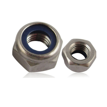 Made Carbon Steel DIN Standards Locknuts with Zinc Plating and Blue Ring: Types and Specifications