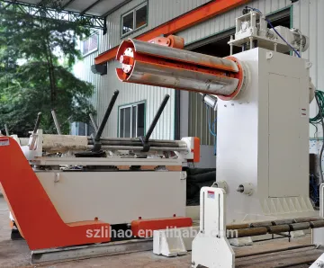 hydraulic steel coil decoiler with coil car