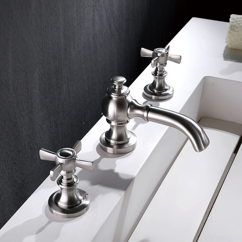 Widespread Lavatory Basin Faucet Gooseneck Leekayer