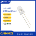 Lamp Beads 5050 In-line LED f5 white transparent high power Factory