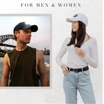 Build-In Rechargeable Unisex LED Baseball Hat: Innovative Flashlight Hat and LED Baseball Cap