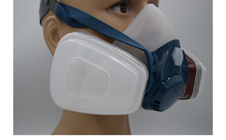 Gas and dust mask 7502 upgraded