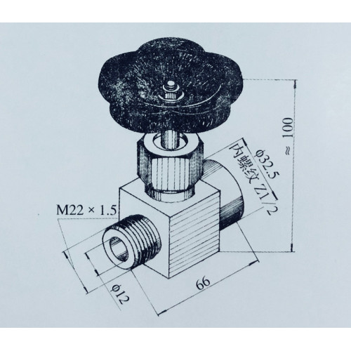 QSF-12 naaldventiel vergrendeling schakelaar