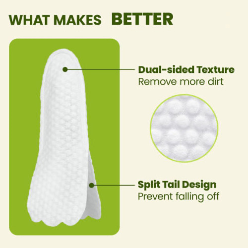 Dedales suaves para una limpieza eficaz de los dientes de las mascotas