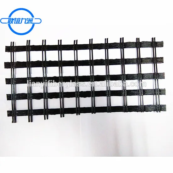 Warp Knitting Polyester 40kn-40kn 50-50kn Geogrid
 