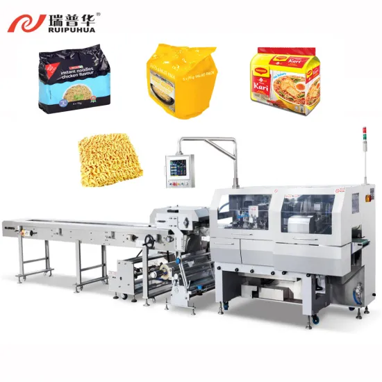 RUIPUHUA Multipack Horizontal Pillow Packaging Machinery for Noodles
