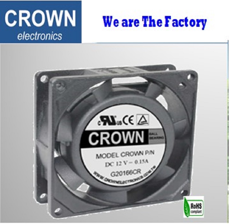 Crown 8025 Server A3 DC -Lüfter für Möbel