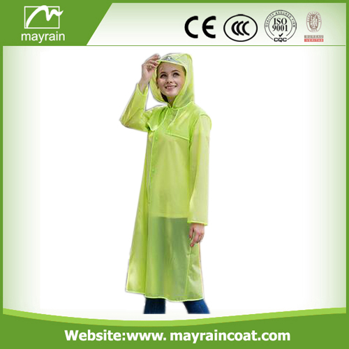 Hot Sale Long PVC Outdoor Jacket For Ladies