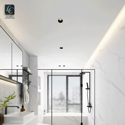 Antiglare White LED Downlights for Hotels and Apartments