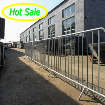 Wholsale Metal Galvanized or Powder coated modular crowd control barrier Pedestrian Barricades