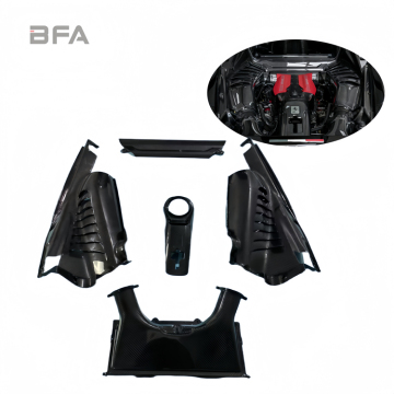High Quality Dry Carbon Fiber Engine Bay Cover for Ferrari 488 Spider