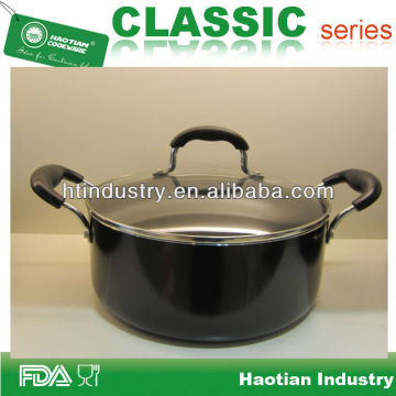 High quality non stick casserole with glass lid