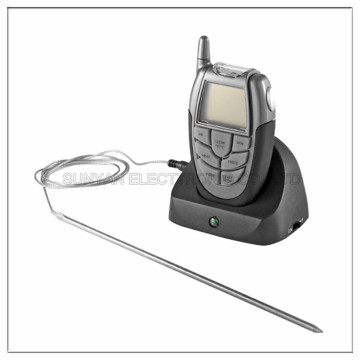 Wireless remote digital cooking food meat thermometer for smoker grill oven bbq