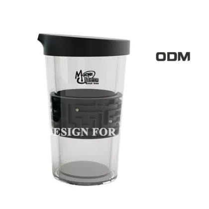 X&W Unique Design Tumbler Double Warm Maze Cup Bottled Water