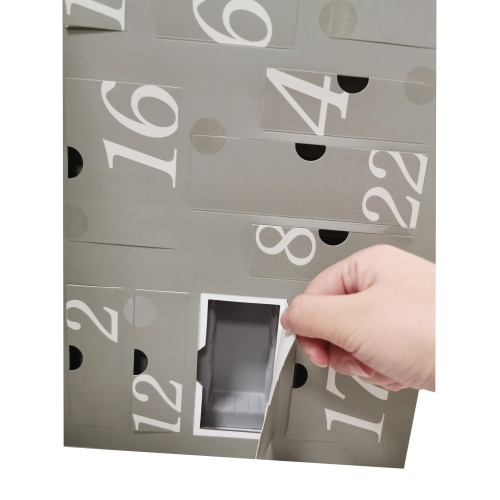 Christmas advent calendar skin care luxury paper box