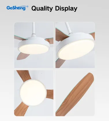 Modern Simple Ceiling Fan with Integrated Lighting