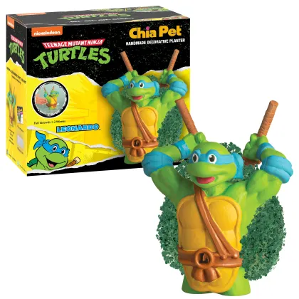 DIY Chia Pet Teenage Mutant Ninja Turtles Seed Pack: Fun, Novelty Gift & Creative Pottery Planter Idea for Any Occasion