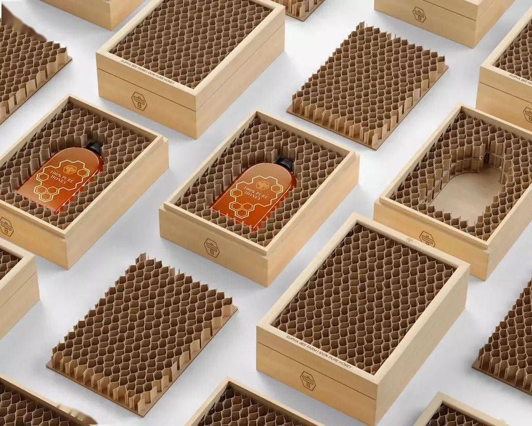 Honeycomb paper inner tray