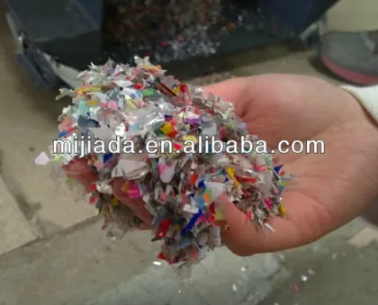 Strong industrial plastic bag shredder