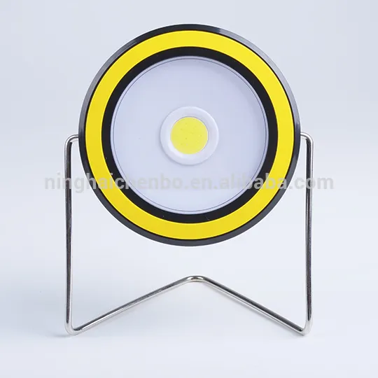 New solar charging, 3W work light, COB camping lamp, 360 degree rotation outdoor lighting fixtures