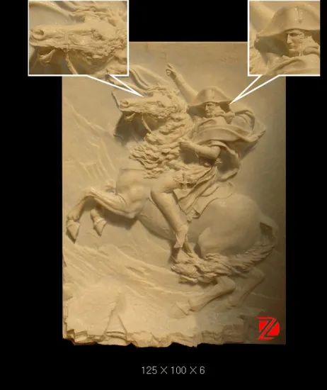 Napoleon stone relief