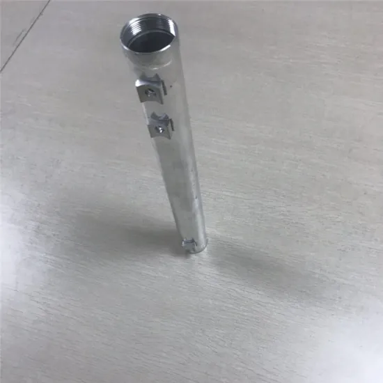 Aluminum liquid storage tube for heat exchanger