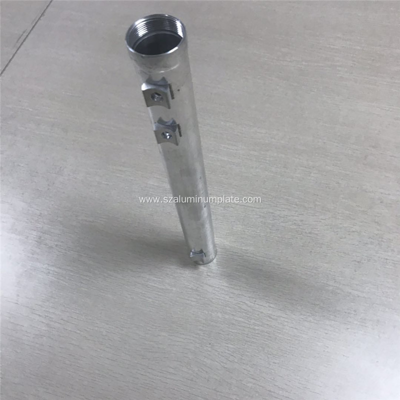 Aluminum liquid storage tube for heat exchanger