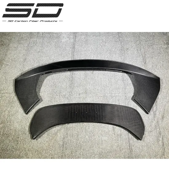 OEM Carbon Fiber Rear Diffuser Tail Light Cover Kit for Ferrari SF90