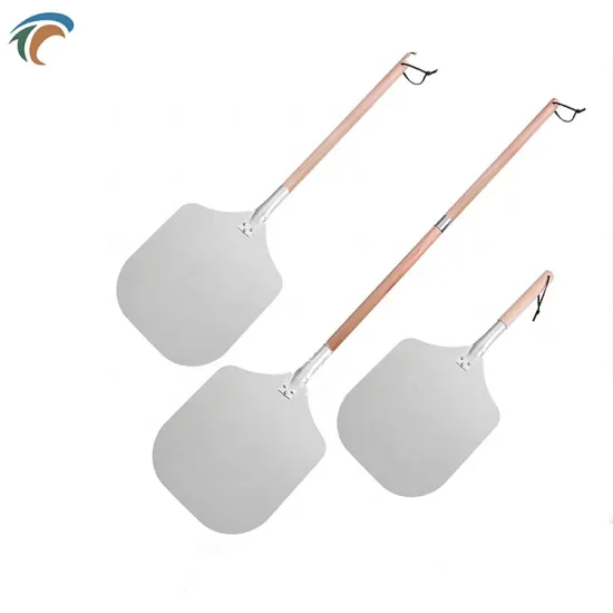 Home And Kitchen Tool Wooden Long Handle Pizza Peel Aluminum