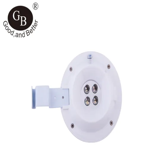 hot sale good price 4 LED Super Bright Round Waterproof Solar Motion Sensor Fence Light for Guard