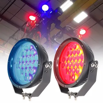 Red Blue Bridge Crane LED Warning Light - Forklift & Overhead Crane Beam Alert