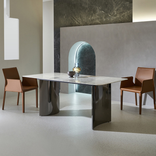 Typical Fancy Quality Room Dining Table Modern Fashion Nature Stone Dining Table Supplier
