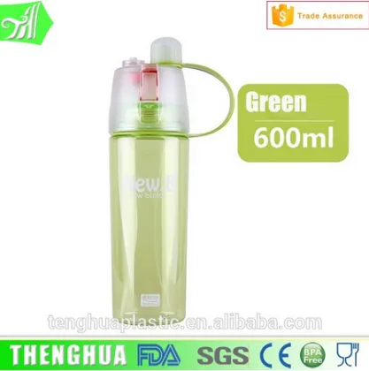 sports drinks bottle, spray drinks bottle, plastic water bottle