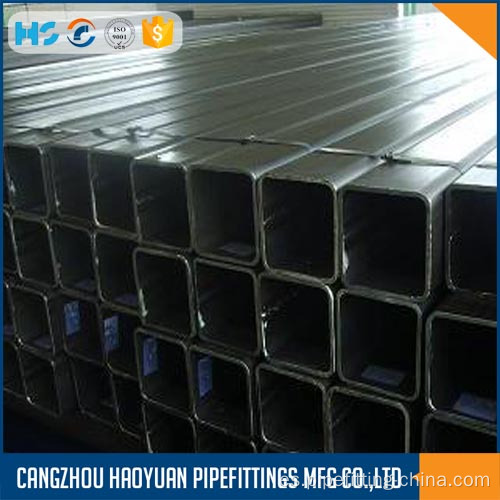 Tubo de acero cuadrado galvanizado sch40 25X25