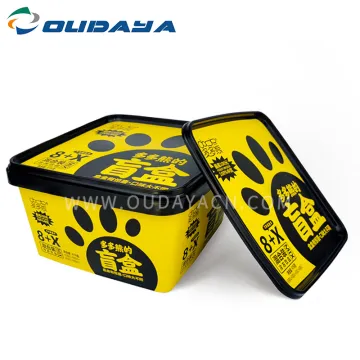 disposable food grade 3L butter cookie biscuits container