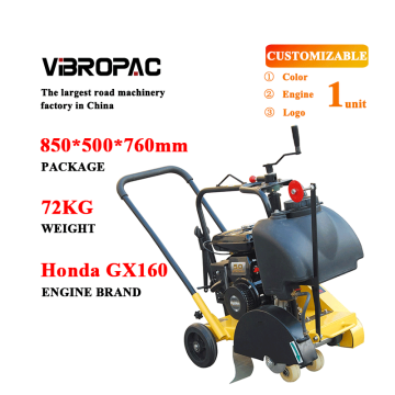 Factory Direct Customized Handheld Floor Saw Cutting Machine 5.5-7Hp for Asphalt and Concrete