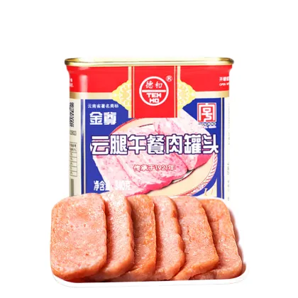 Golden Deluxe Xuan Ham Luncheon Meat Tin