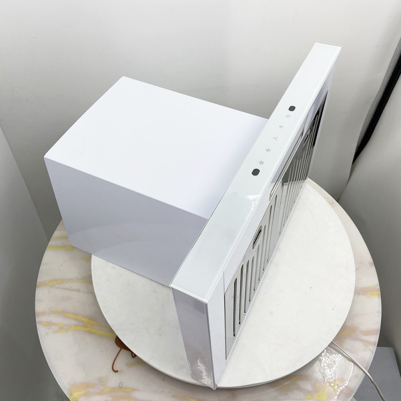 60cm Stainless Steel T-shaped Baffle Aluminium Filter Cooker Hood Wall Mount Kitchen Range Hood