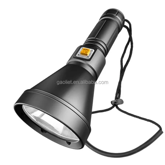 USB Rechargeable Waterproof Scuba Dive Torch Light LED Flashlight