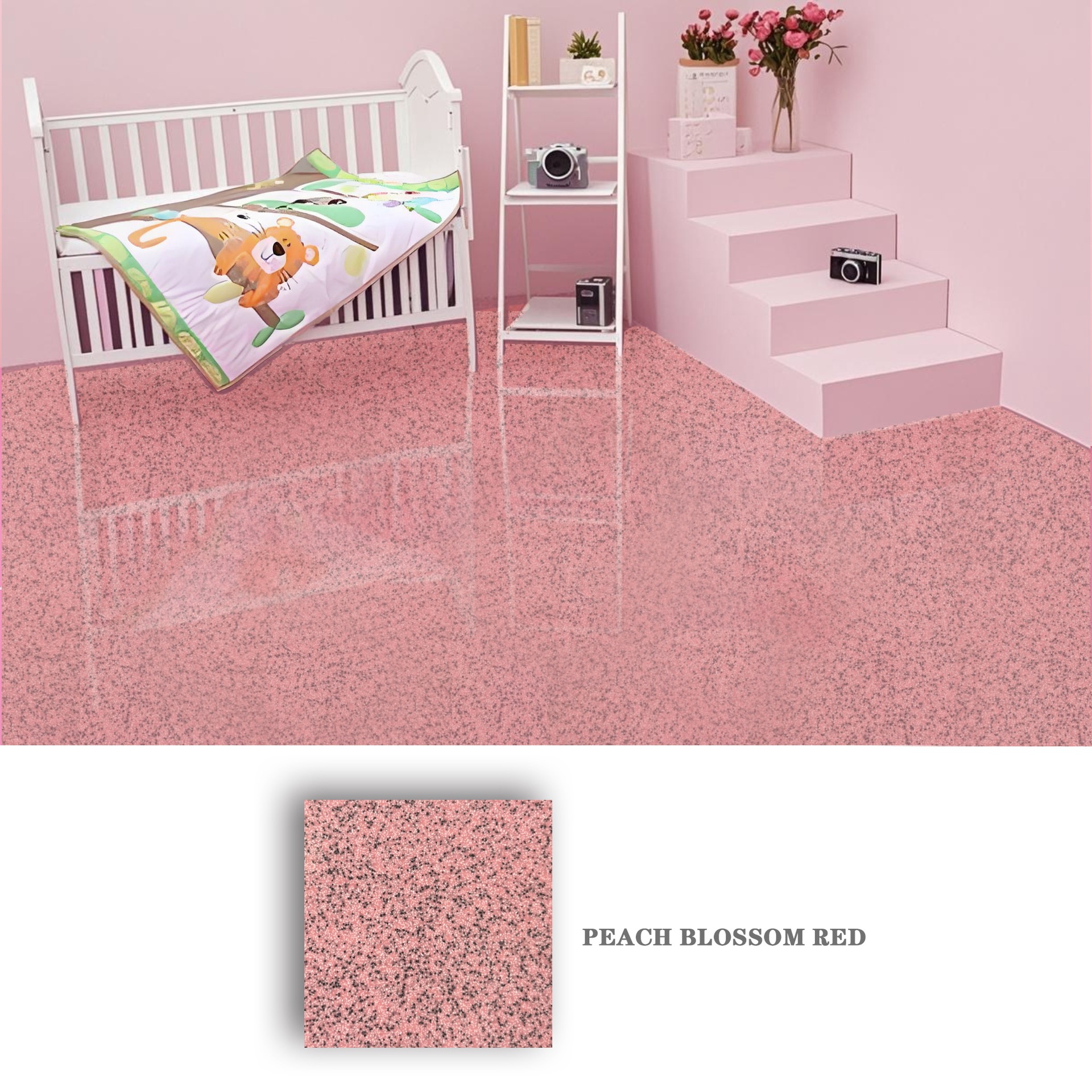 pink garage floor paint