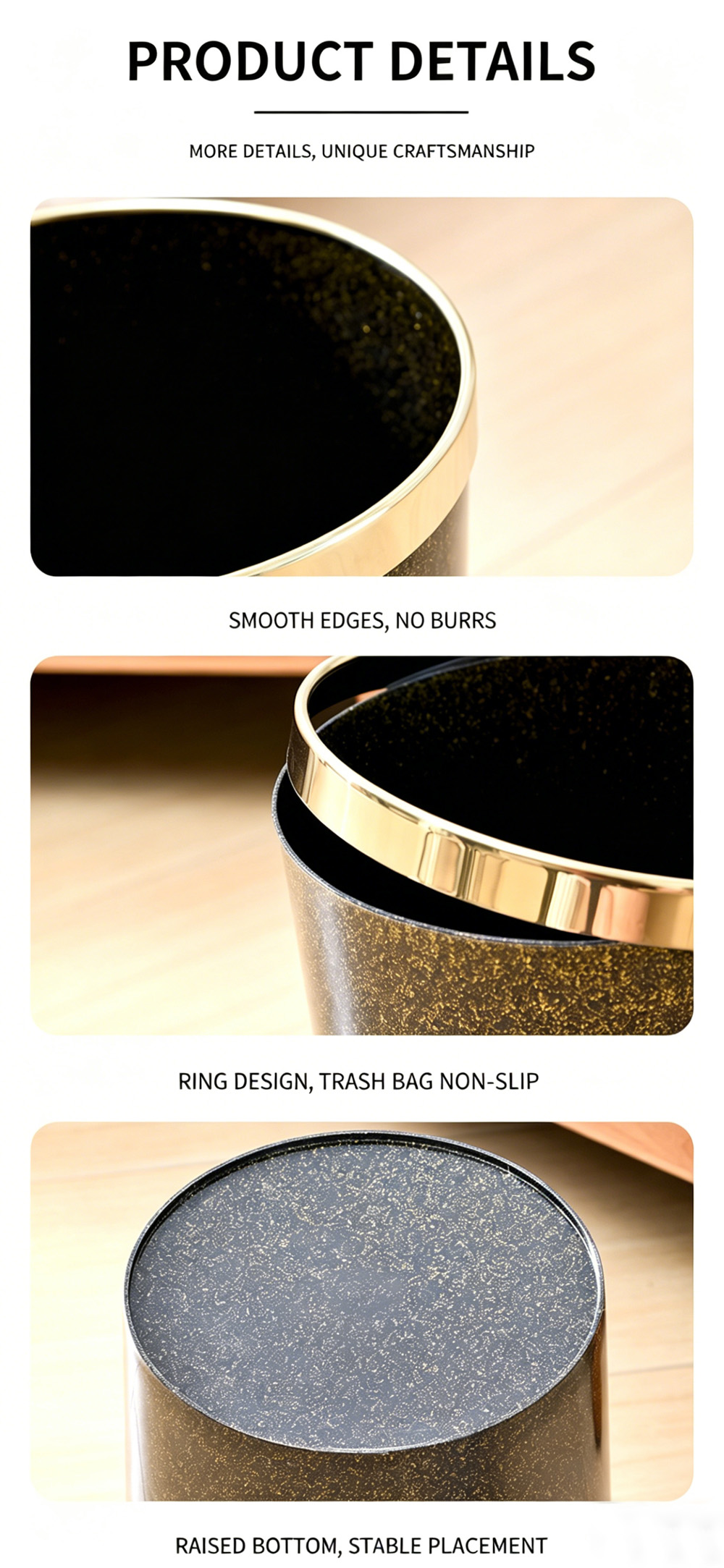 Trash Can with Ring Lid 11