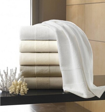 5 Star Hotel 100 Cotton Waffle Design Bath Towel