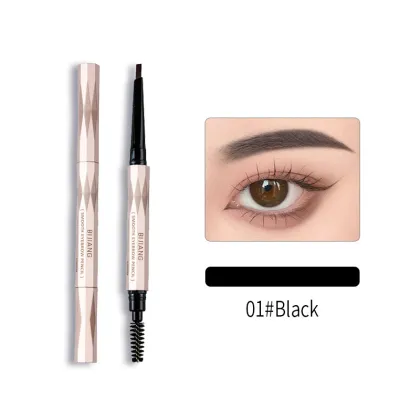 automatic rotating eyebrow pencil with eyebrow brush