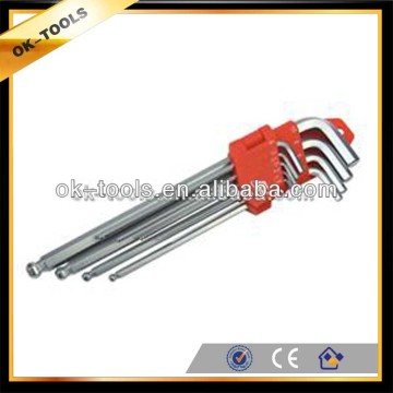 new 2014 Wholesale lengthened 9pcs Ball Hex Key Set manufacturer China wholesale alibaba supplier