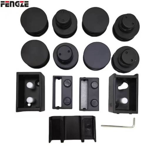 Sistema de puertas corredizas de ducha de vidrio Herrajes para puertas corredizas