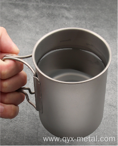 Pure Titanium Outdoor Camping Portable Foldable Travel Mug