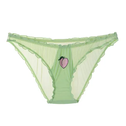 Cute Lady 2XL Lace Ruffle Hipster Underwear Panties De Mujer