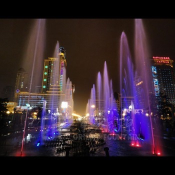 water music dancing outdoor garden floating fountain