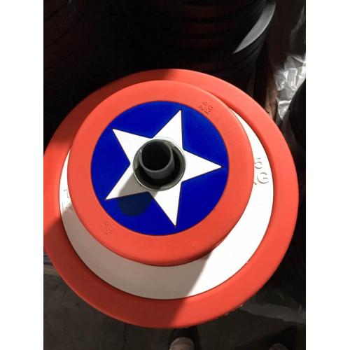 Dumbbell Bulat mewah US Captain PU Dumbbell